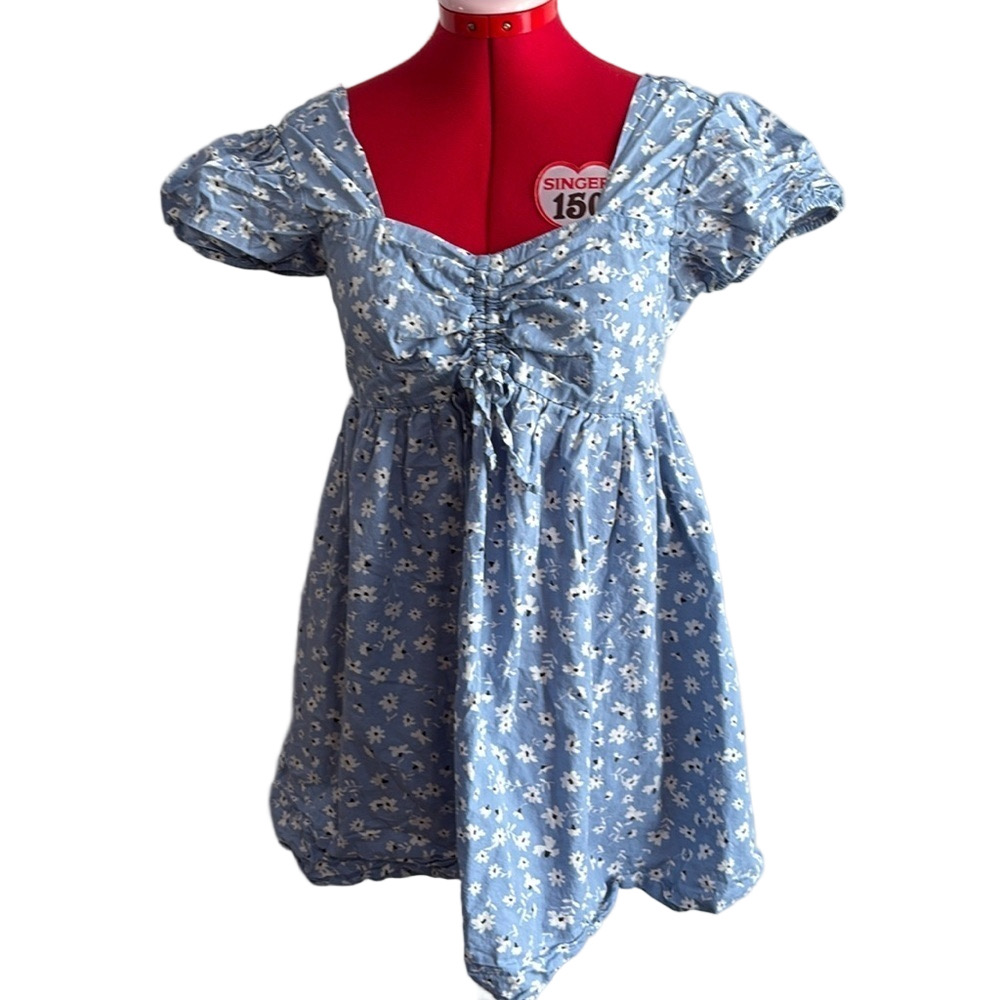 Ardene empire cut ruched waist cap sleeve dress LL148